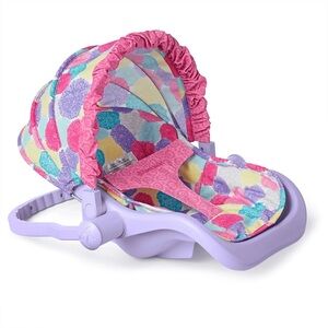 American Girl Doll Car Seat with Purple and Pink Accents Retired